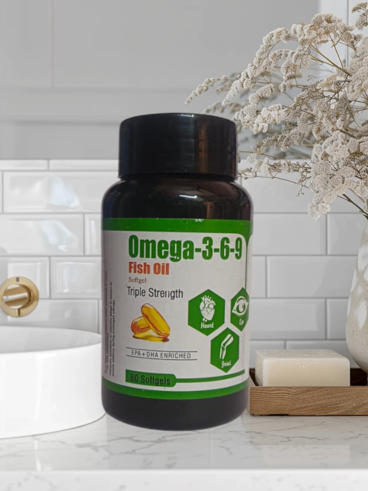 OMEGA-3-6-9  FISH OIL (60 Capsules)