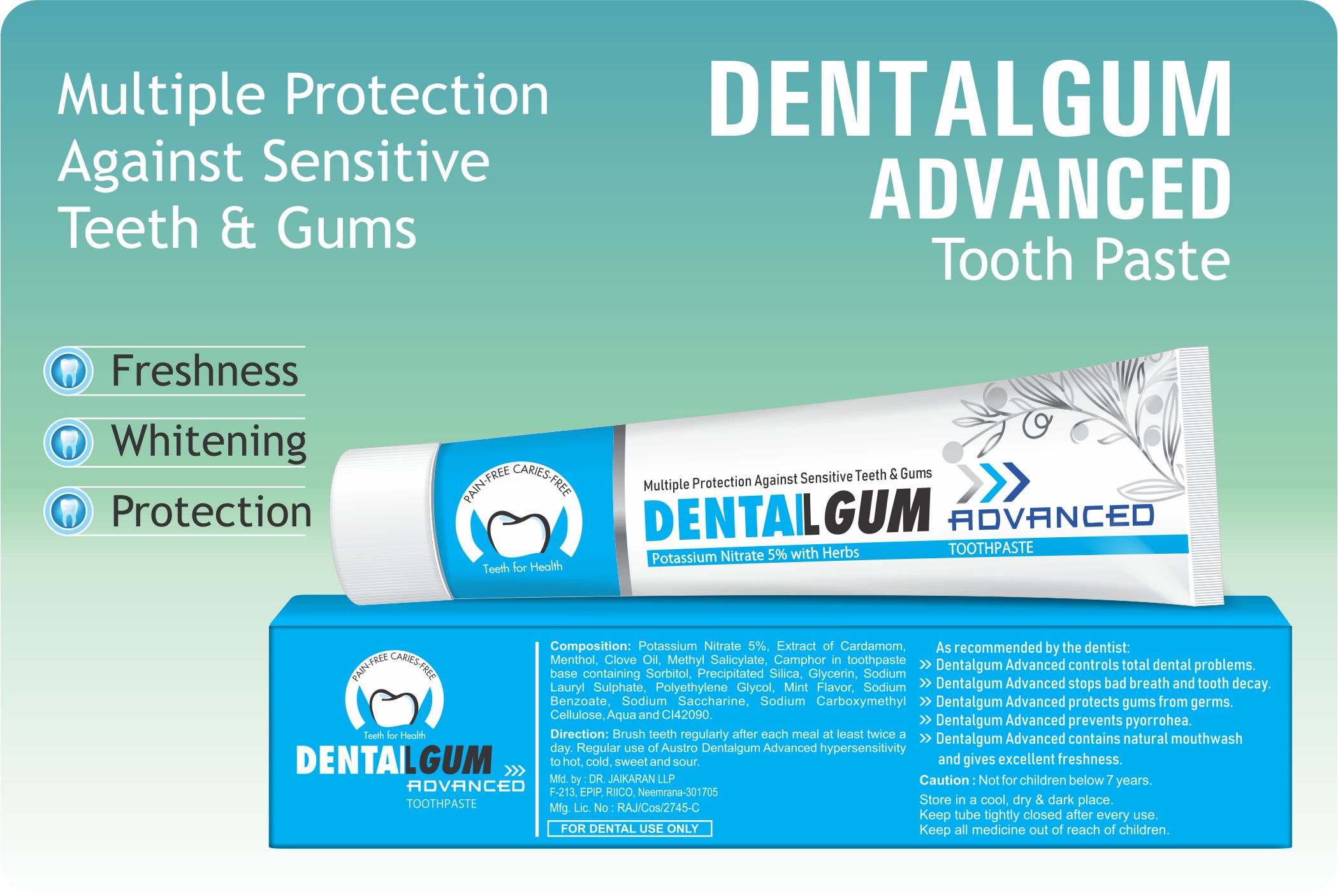 Dentalgum Advance Tooth Paste