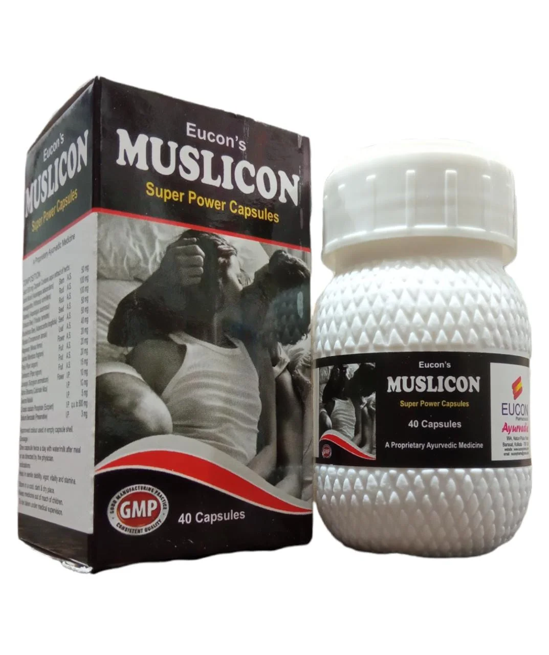 MUSLICON 40 CAPSULES – EUCON